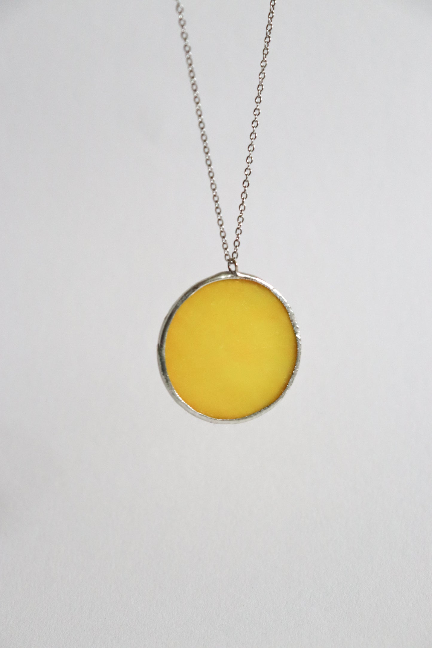 Circle necklaces /  Yellow