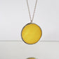 Circle necklaces /  Yellow