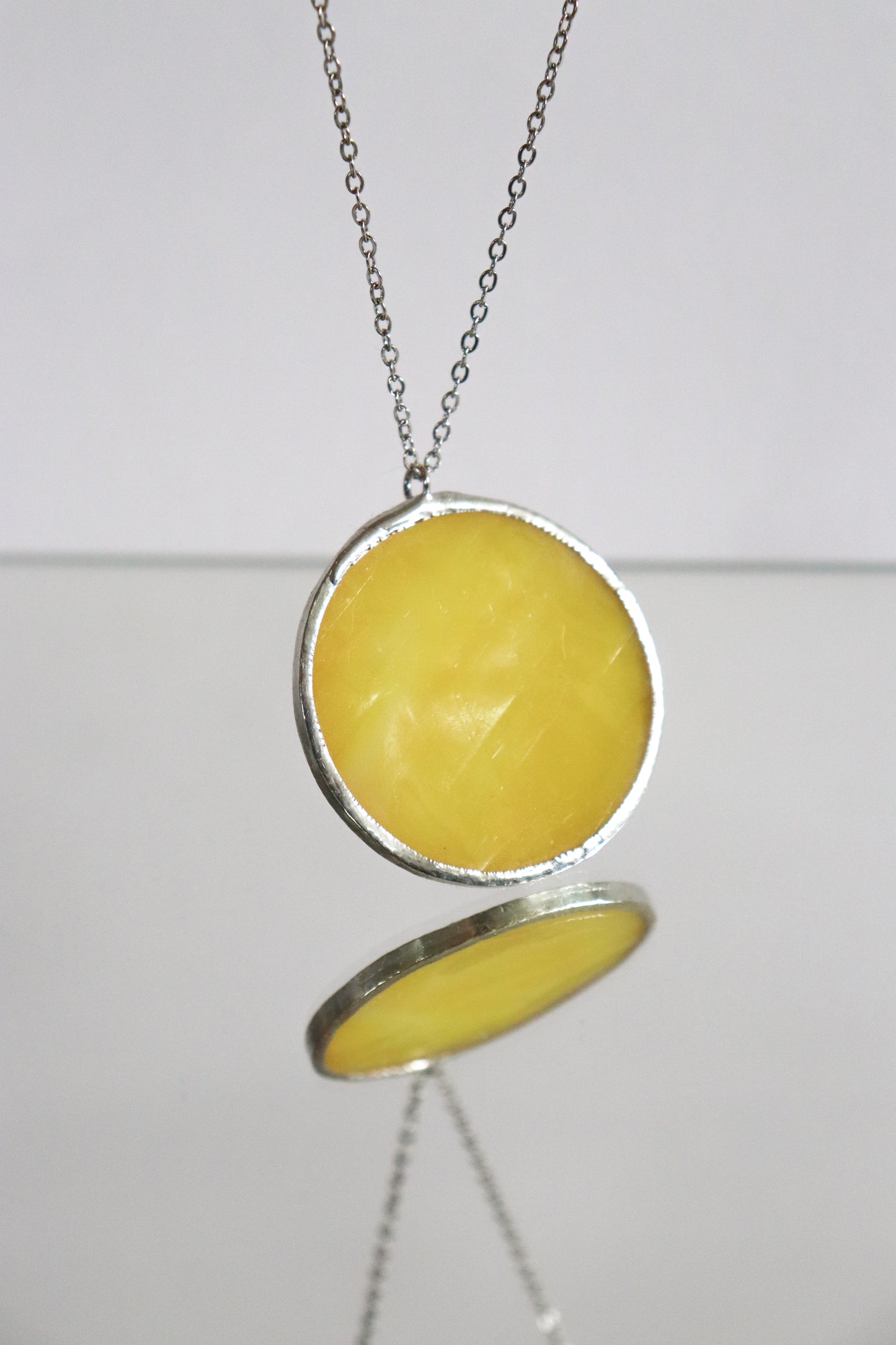 Circle necklaces /  Yellow