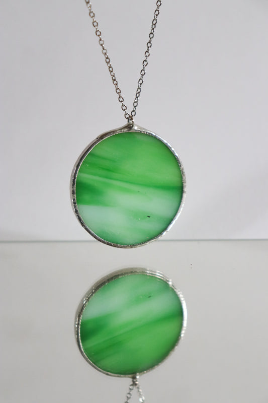 Circle necklaces / Green