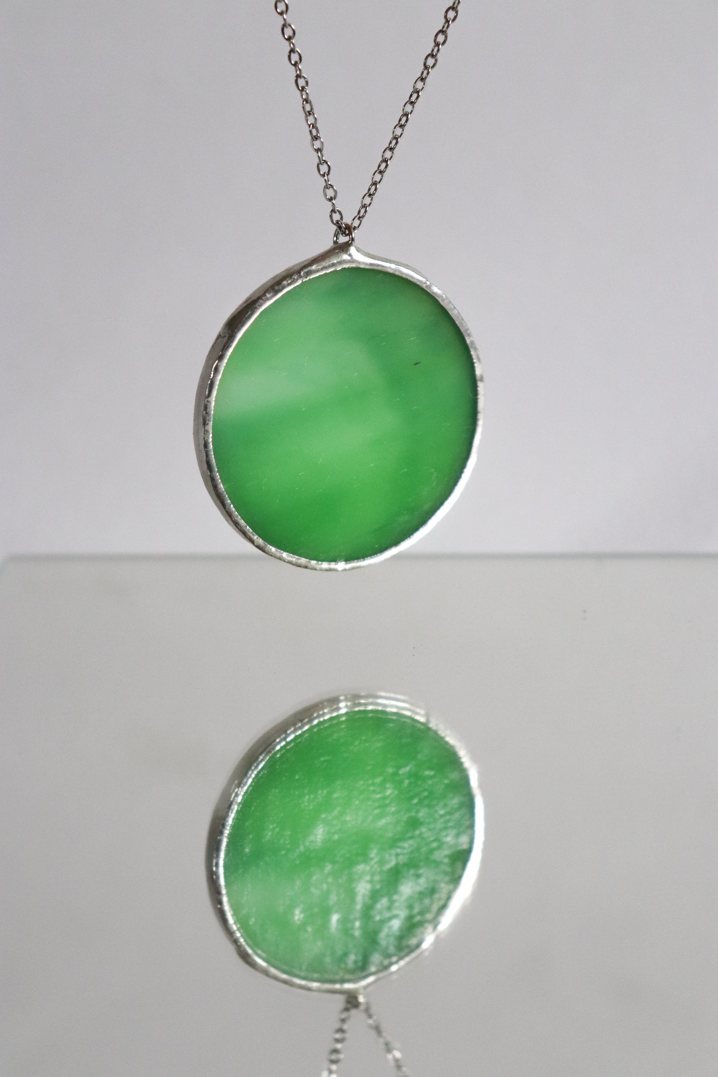Circle necklaces / Green
