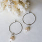 Boho hoops earrings