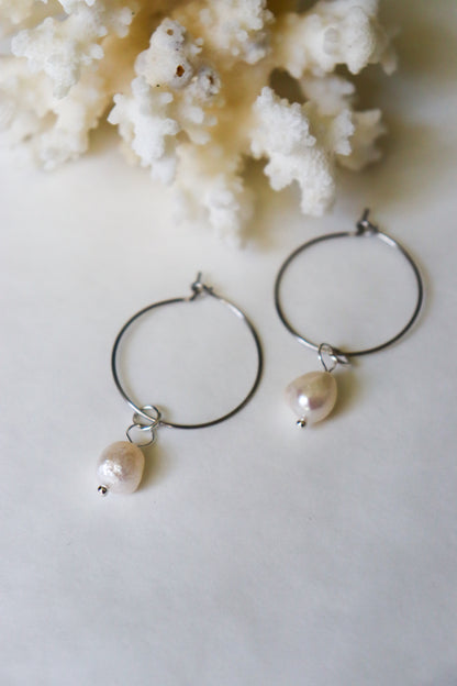 Boho hoops earrings