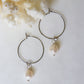 Boho hoops earrings