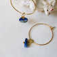 Boho hoops earrings