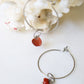 Boho hoops earrings