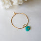 Boho hoops earrings