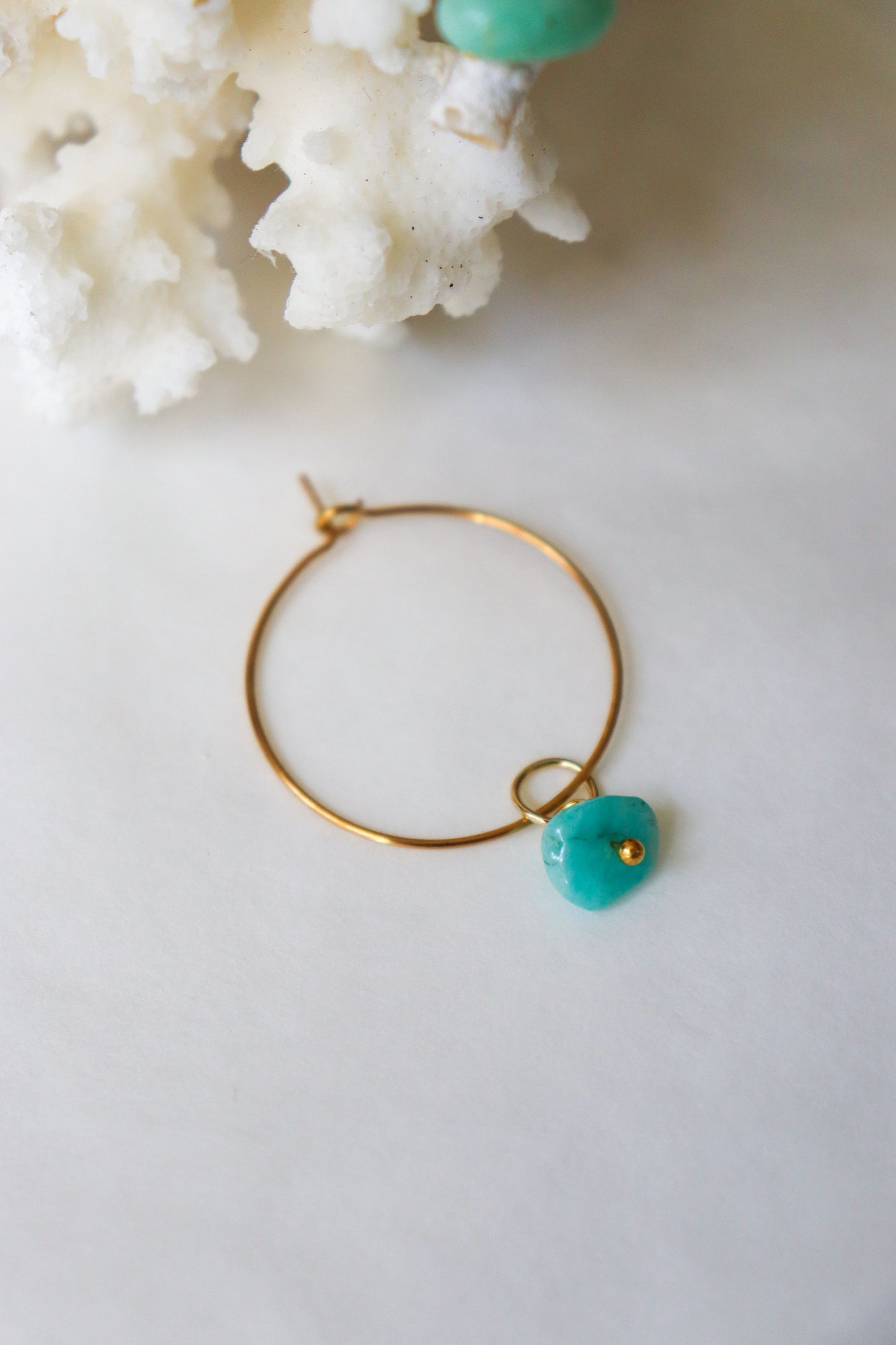 Boho hoops earrings