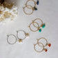 Boho hoops earrings