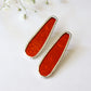 Oval earrings