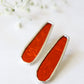 Oval earrings