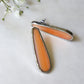 Oval earrings