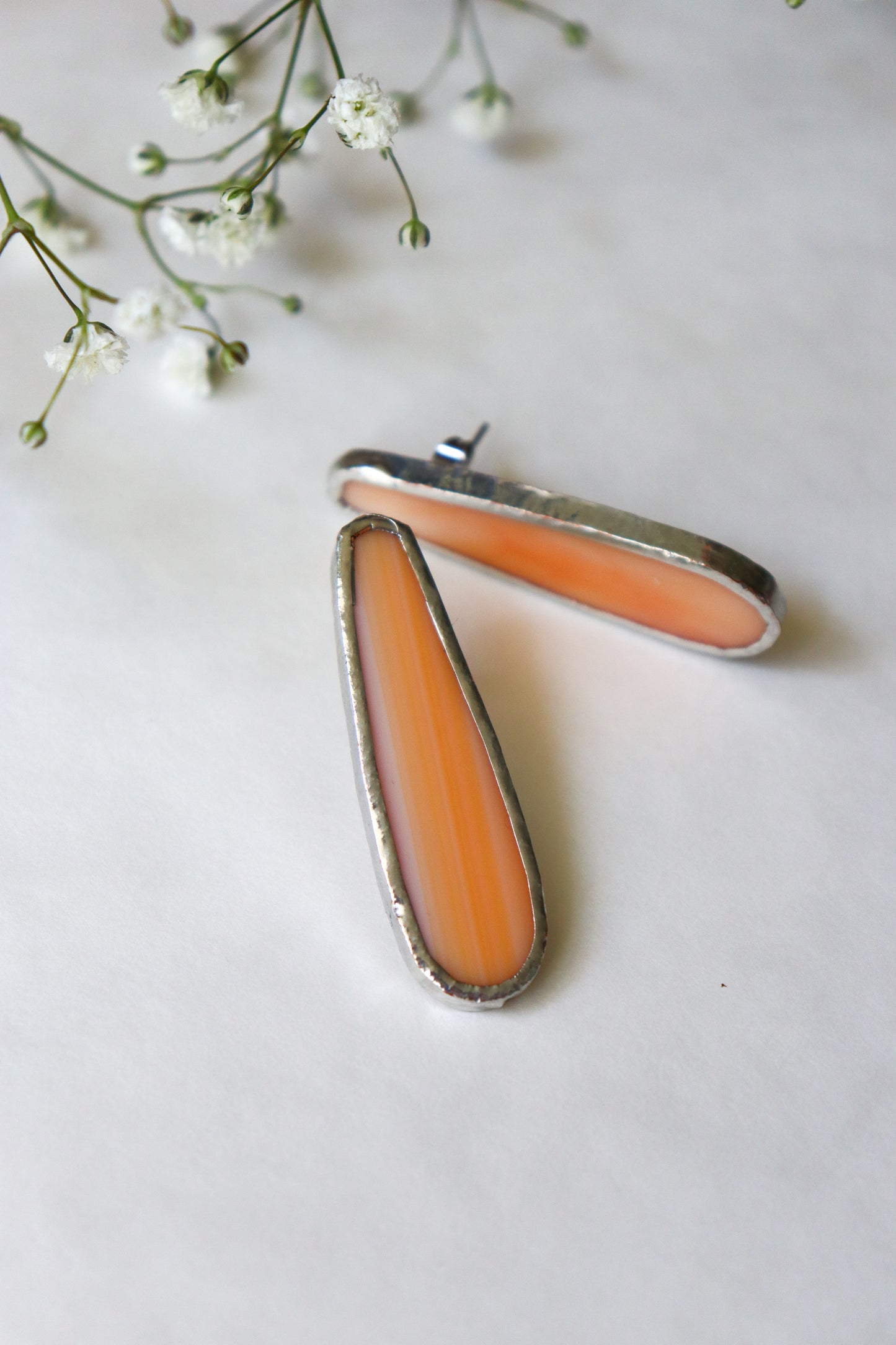 Oval earrings