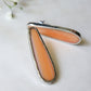 Oval earrings