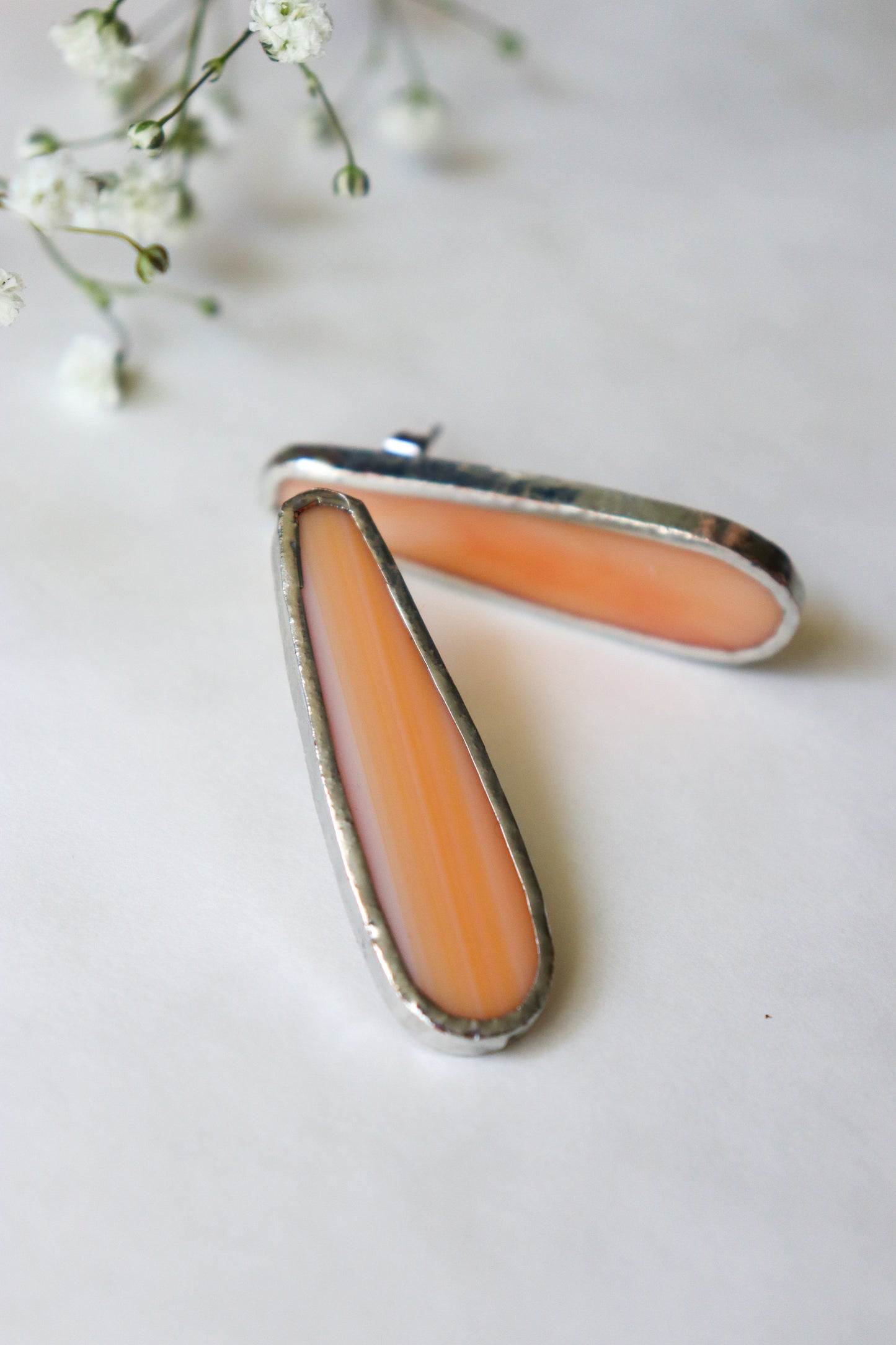 Oval earrings