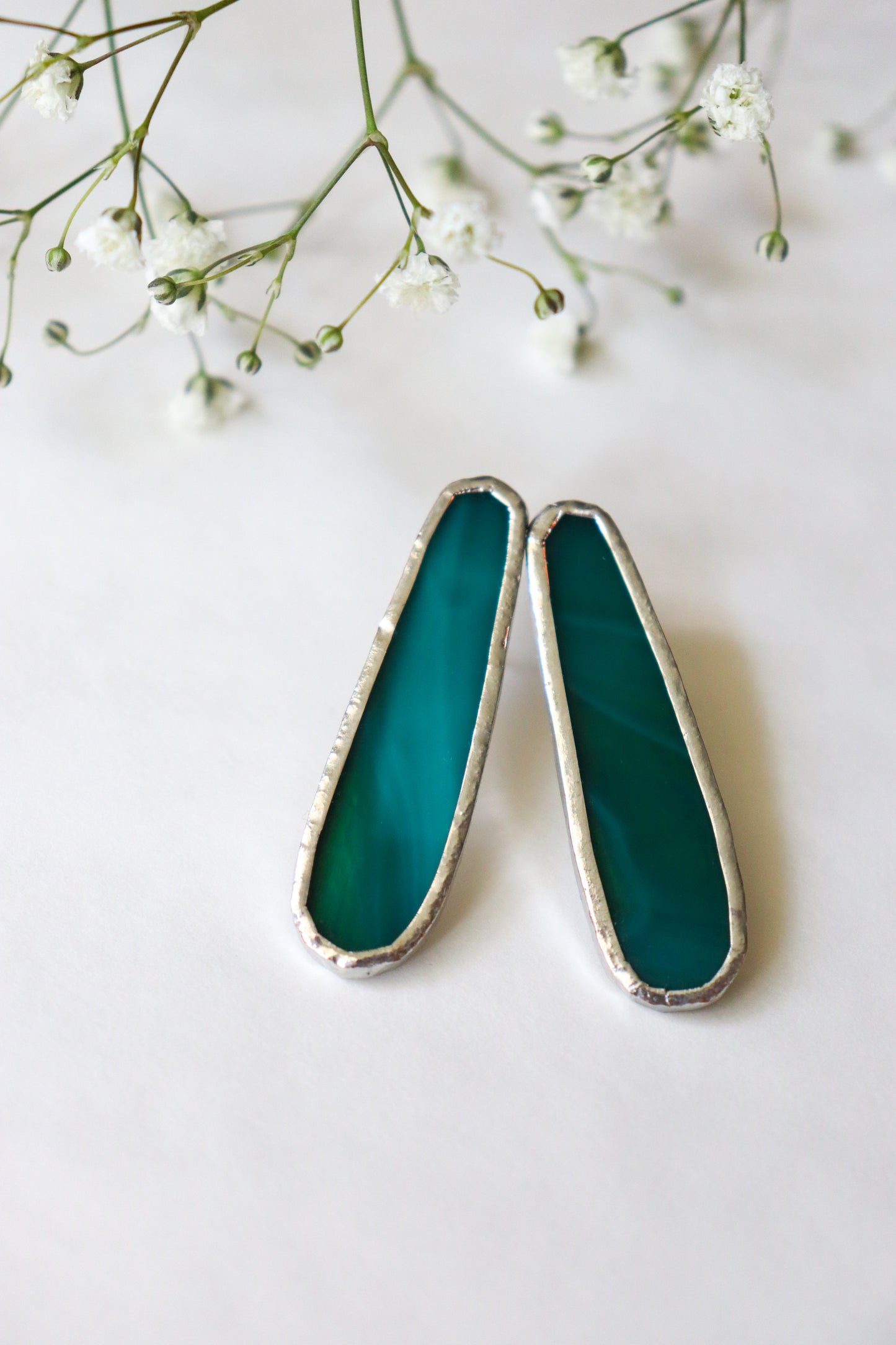 Oval earrings