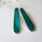 Oval earrings