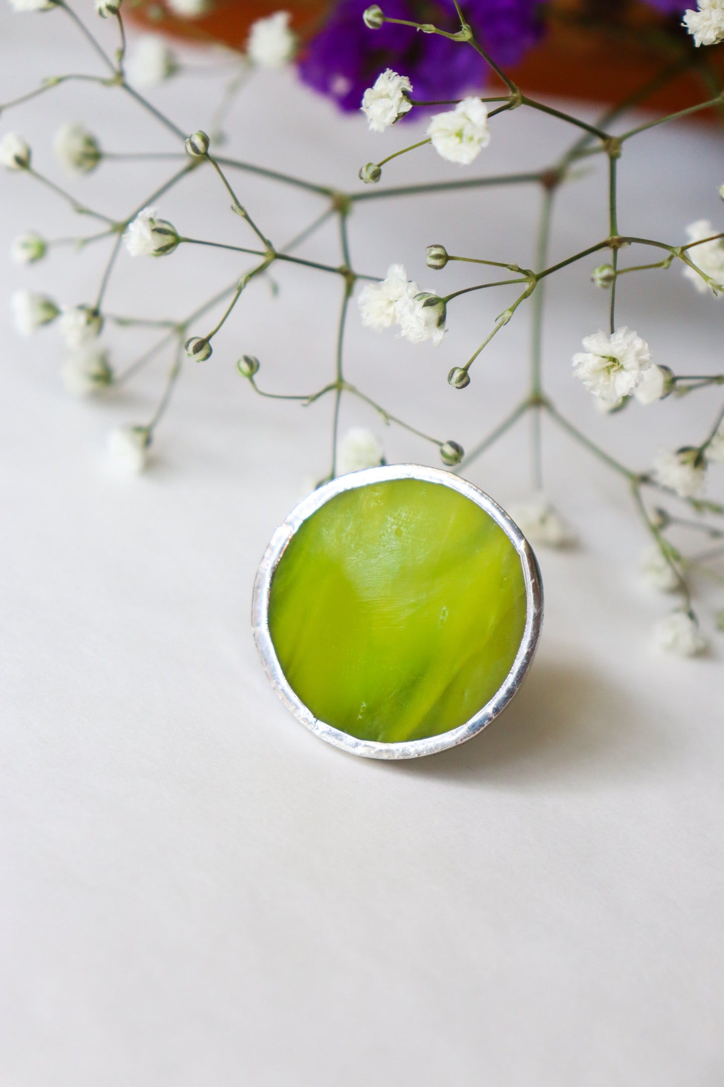 Circle rings / Forest green