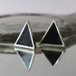 Triangle stud earrings