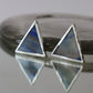 Triangle stud earrings