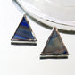 Triangle stud earrings