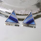 Triangle stud earrings