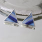 Triangle stud earrings