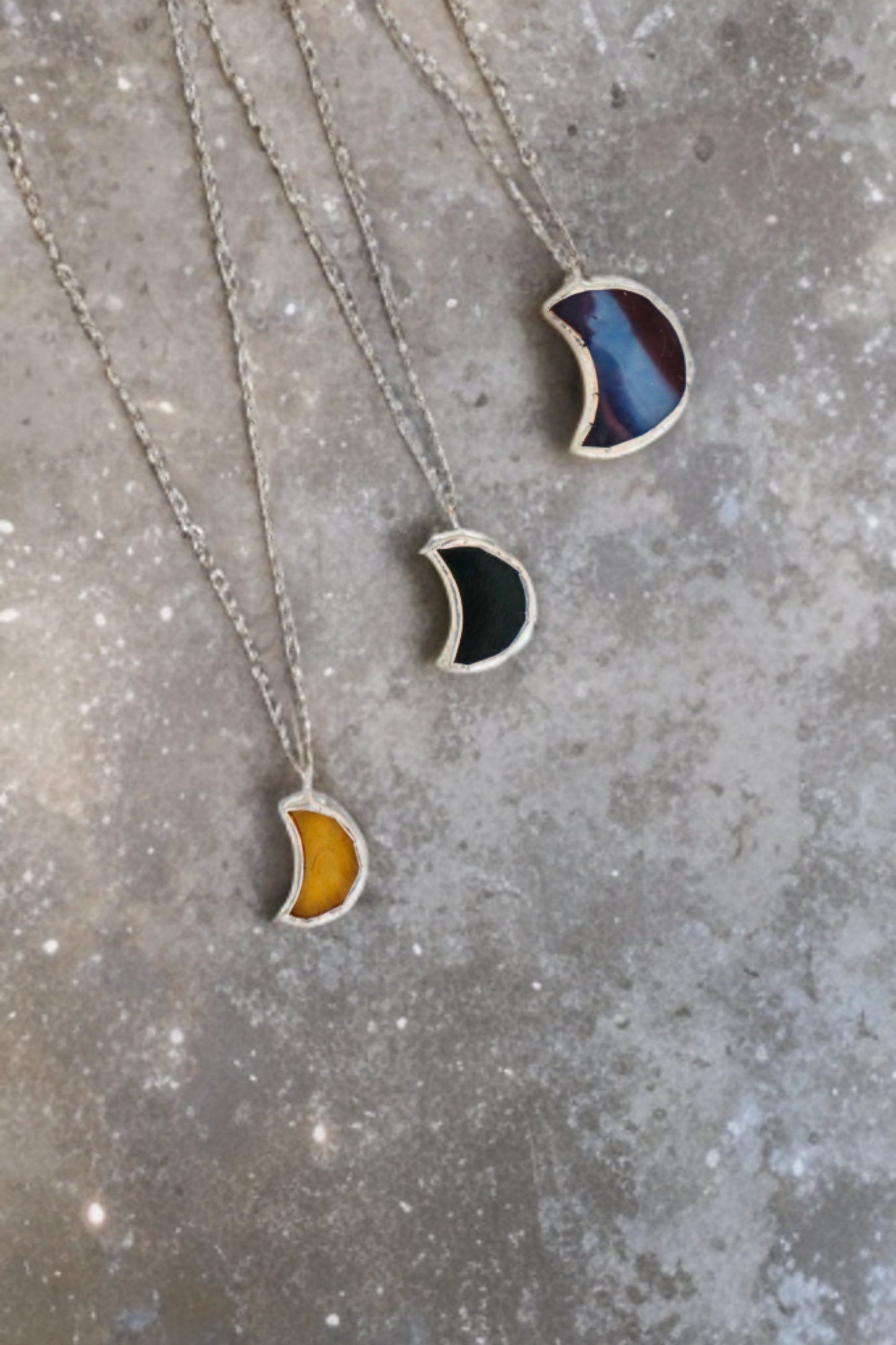 Moon necklaces