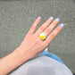 Yellow circle rings