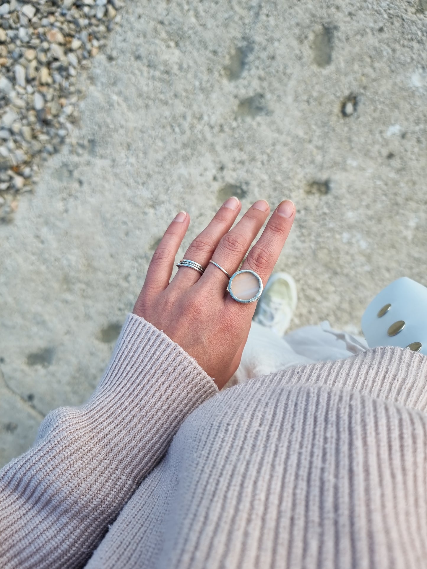Circle rings / Pink