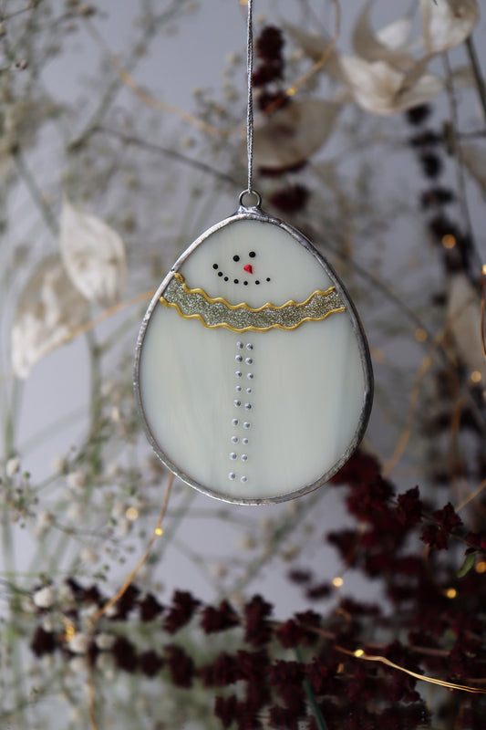 Christmas ornament / Chubby snowman