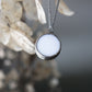 Circle necklaces / White