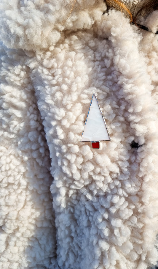 Christmas tree brooch