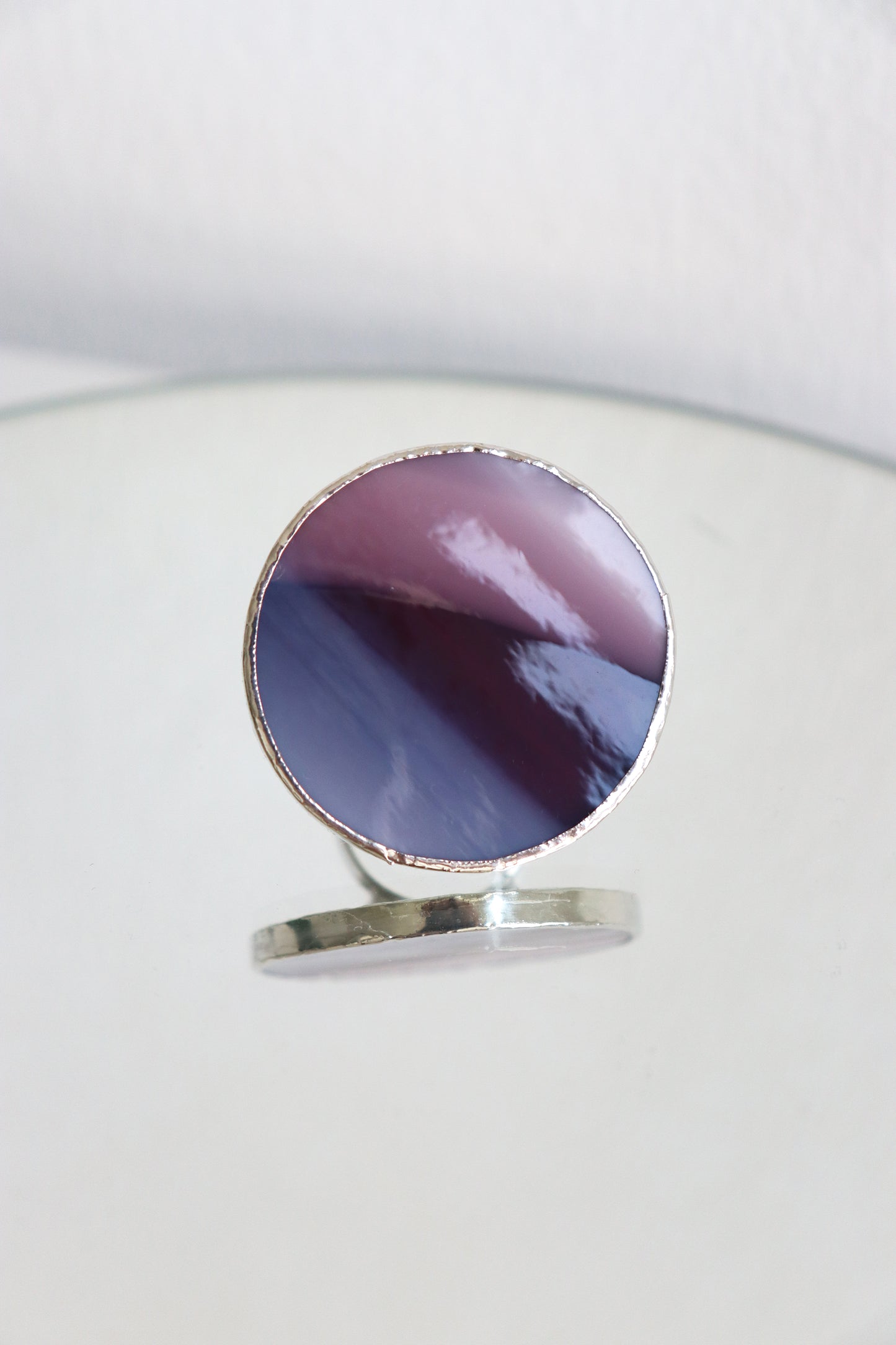 Large circle ring / Purple