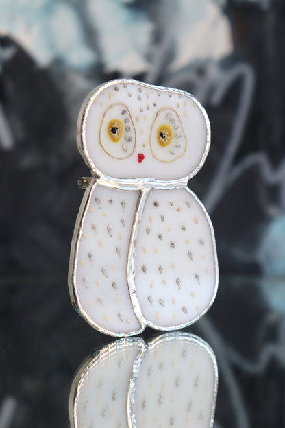 Owl brooch