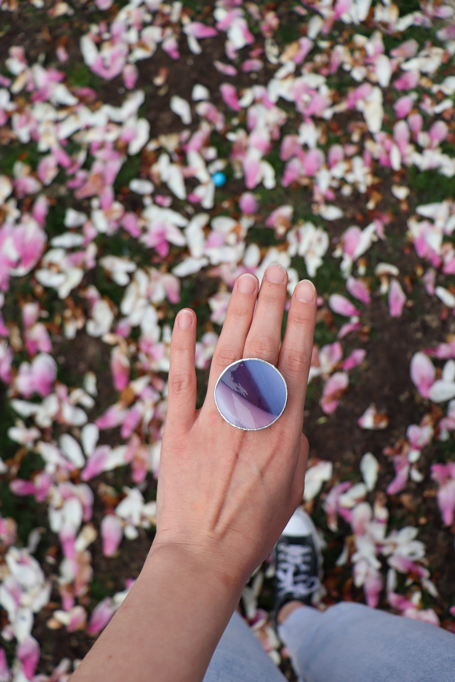 Large circle ring / Purple