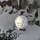 Circle rings / Iridescent white