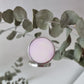 Circle rings / Iridescent white