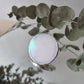 Circle rings / Iridescent white