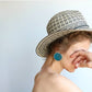 Circle earrings / Turquoise
